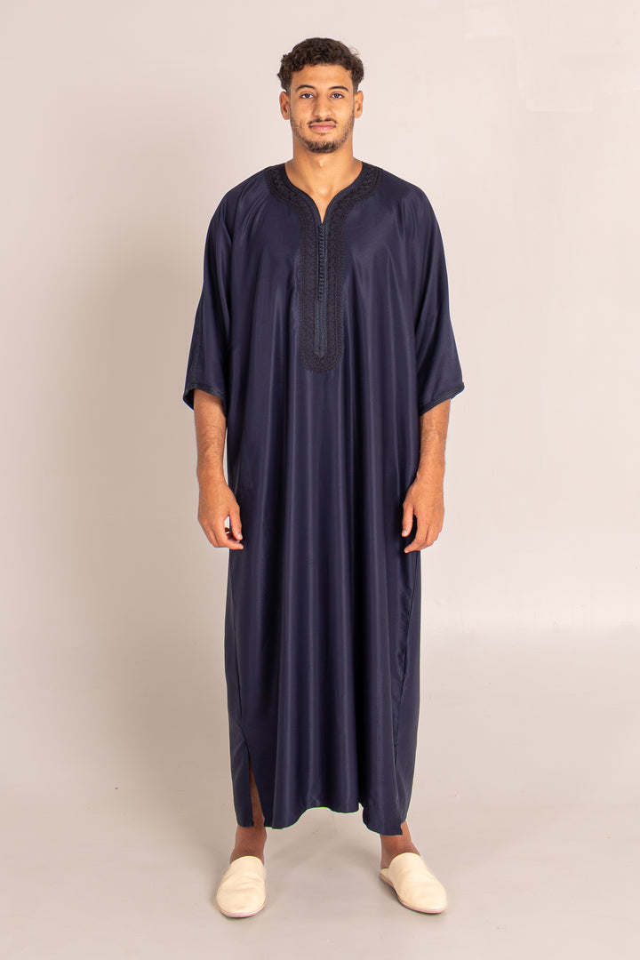 Gandoura bleu marine