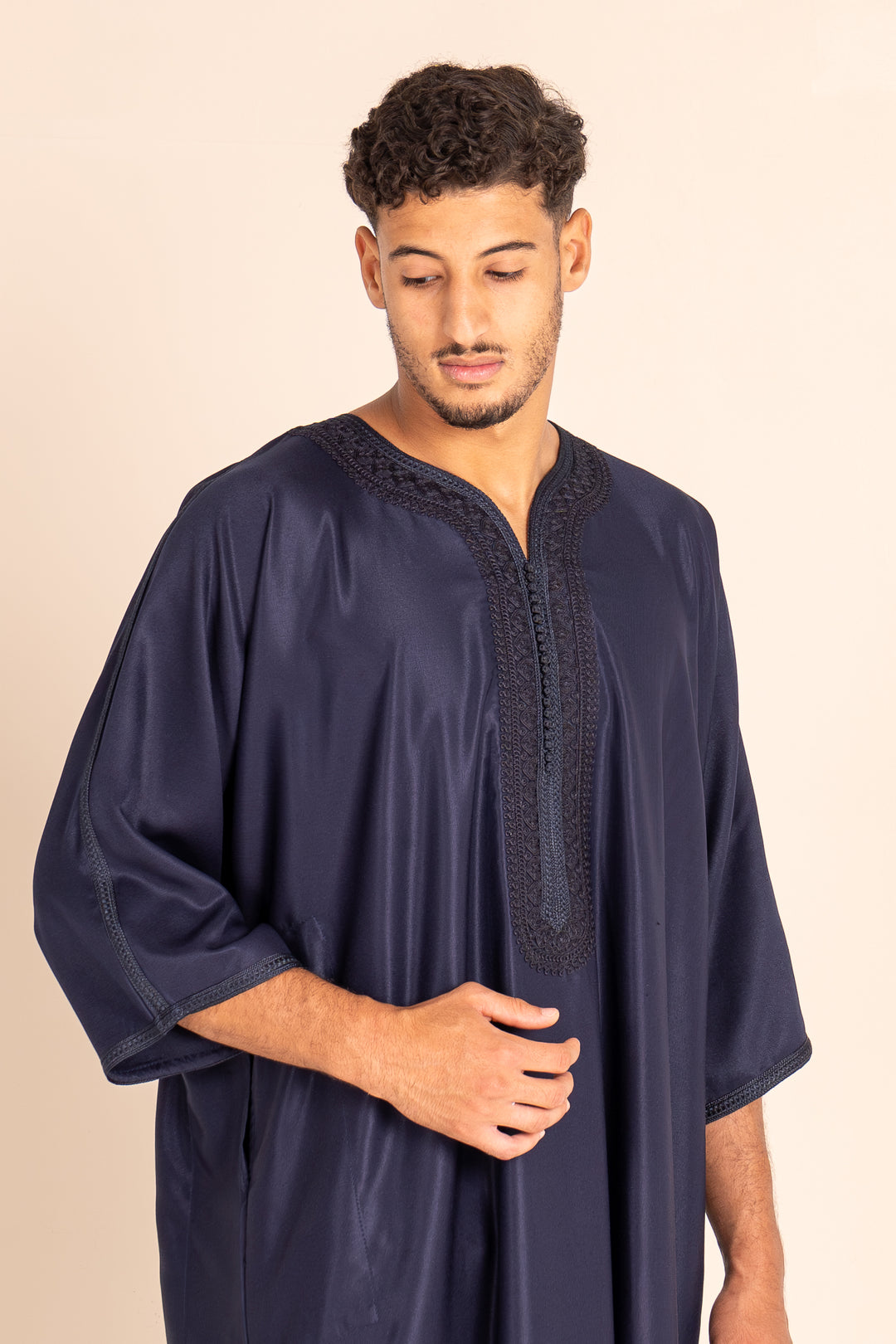 Gandoura bleu marine