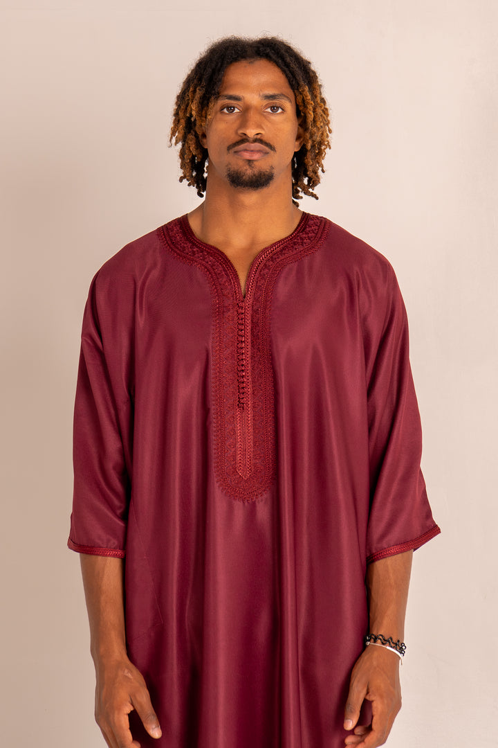 Gandoura bordeaux