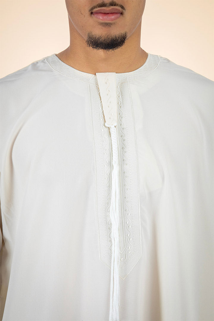 Qamis émirati beige homme